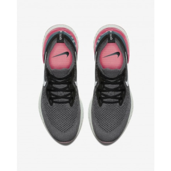 NEW W/BOX Wmns Epic React Flyknit 'Gunsmoke' - Nike - AQ0070 010 SNEAKERS SZ 6 - Picture 5 of 6